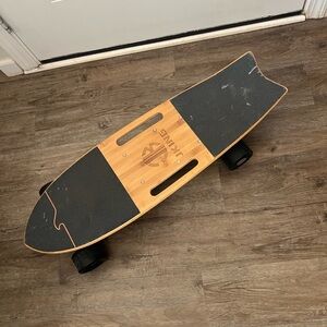 Black and Brown Electric Skateboard